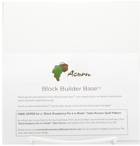 Block Builder Base™ 12” X 12” Paquete de 4